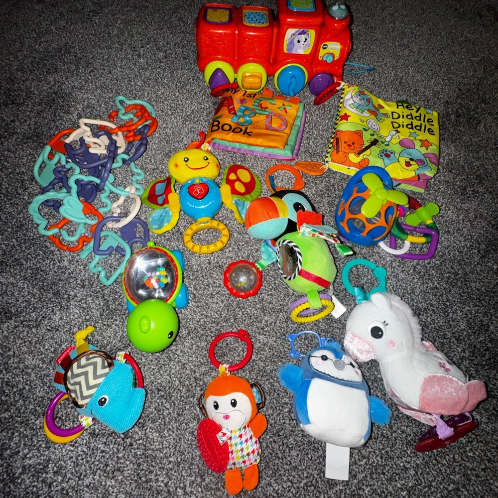 Colorful Baby Activity Toy Set - Multicolor Sensory Playset